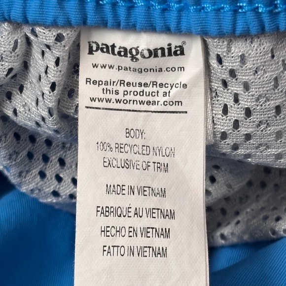 Patagonia Women's Barely Baggies Shorts 2" Inseam in Blue Size Small - Picture 7 of 8